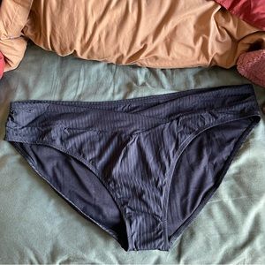 NWOT - WOMENS - TIME AND TRU - Black Plus Size Swim Bikini Bottoms - BRAND NEW!